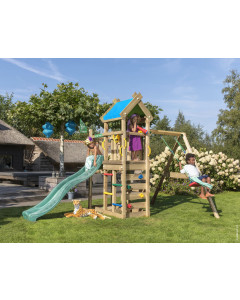 Jungle Nomad | Houten speeltoestel met schommel