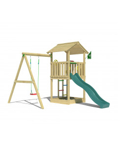 Jungle Beacon | Houten speeltoestel met schommel