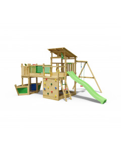 Jungle Casa | Houten speeltoestel met schommel