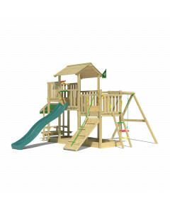Jungle Habitat | Houten speeltoestel met schommel