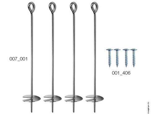 Grondankers Kit 4x