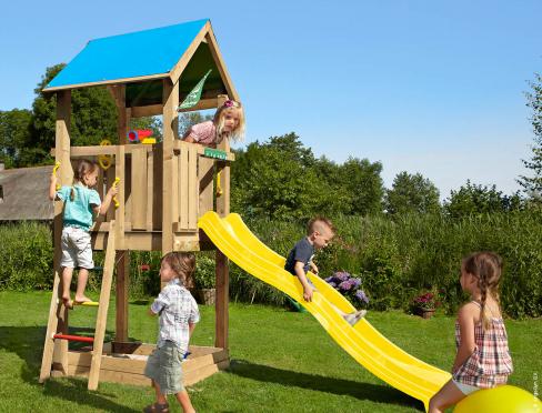 Jungle Oasis | Speelhuisje met glijbaan