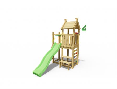 Jungle Teepee | Houten speeltoestel met glijbaan & picnic tafel