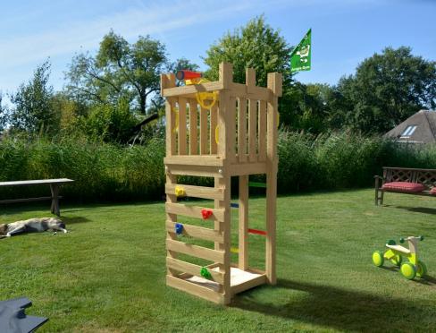Jungle Scope | Houten speeltoestel met klimwand